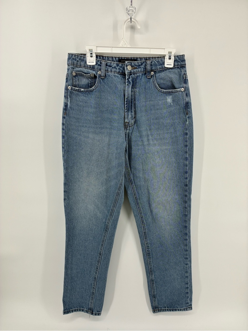 Lucky Brand Women's High Rise Mom Blue Jeans